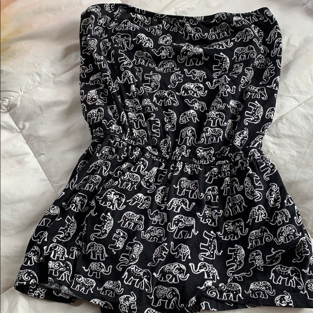Forever 21 Elephant Romper